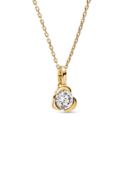 FINAL SALE - Pandora Talisman 14k Gold Lab-grown Diamond Heart Pendant - 0.75 ct TW, 14k gold