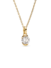 FINAL SALE - Pandora Talisman 14k Gold Lab-grown Diamond Infinity Pendant - 0.75 ct TW, 14k gold