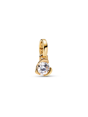 Pandora Talisman 14k Gold Lab-grown Diamond Heart Pendant - 0.25 ct TW, 14k gold