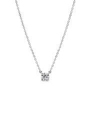 Pandora Era Lab-Grown Diamond Pendant Necklace - 0.50 ct TW, 14k white gold