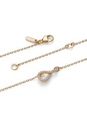 Pandora Infinite Lab-grown Diamond Pavé Pendant Necklace - 0.11 ct TW, 14k gold