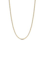 Pandora Era Bead Chain Necklace - 14k gold
