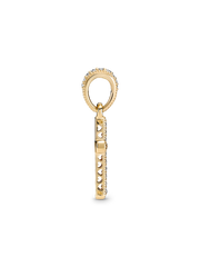 FINAL SALE - Sparkling Cross Pendant - 14k gold