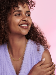 FINAL SALE - Pandora ME Double Link Chain Necklace - 14k gold plating