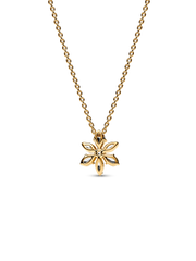 Sparkling Herbarium Cluster Pendant Necklace - 14k gold plating