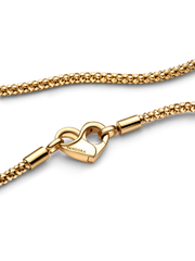 Studded Chain Necklace - 14k gold plating
