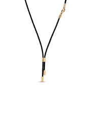 Pandora Talisman Recycled Polyester Cord Necklace - 14k gold plating