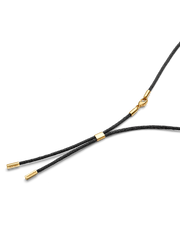 Pandora Talisman Recycled Polyester Cord Necklace - 14k gold plating