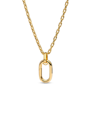Openable Large Link Chain Necklace - 14k gold plating