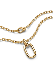 Openable Large Link Chain Necklace - 14k gold plating