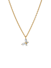 Butterfly Pendant Necklace - 14k gold plating