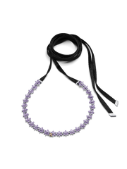 Bridgerton Herbarium & Bee Choker - Sterling silver, 14k gold plating