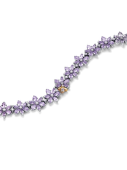 Bridgerton Herbarium & Bee Choker - Sterling silver, 14k gold plating