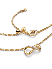 Sparkling Infinity Collier Necklace - 14k gold plating
