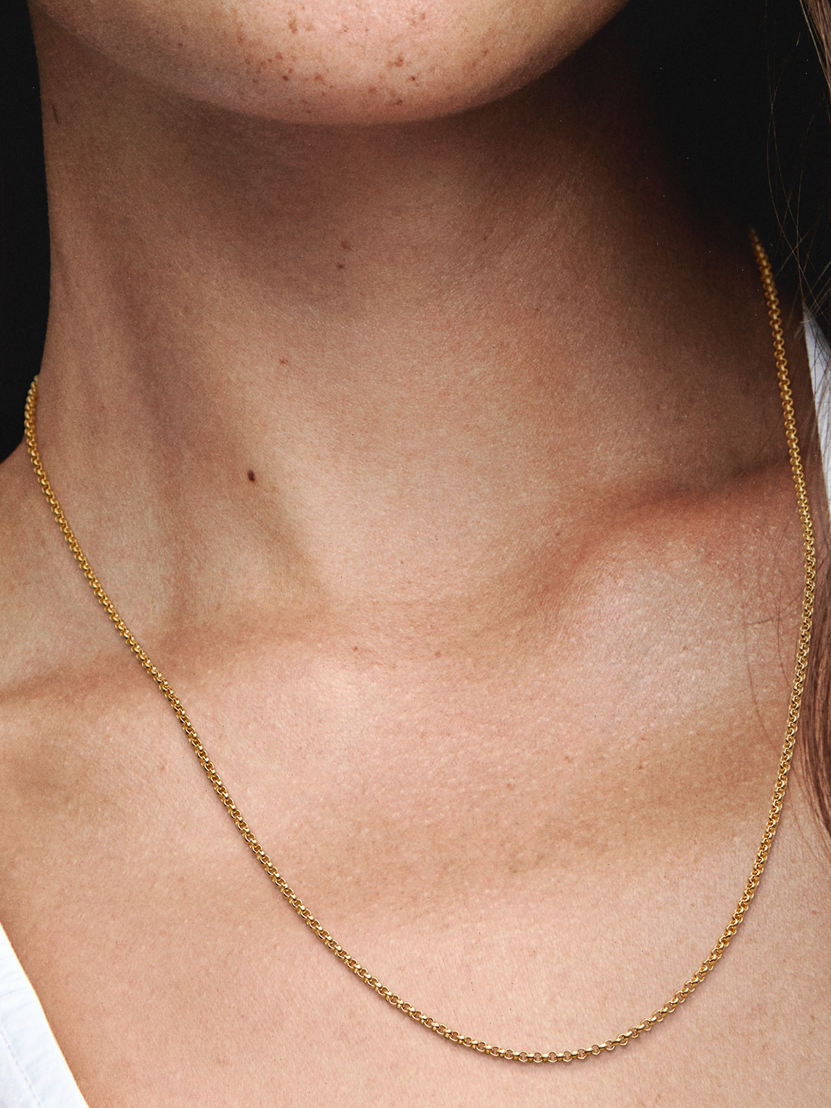 Rolo Chain Necklace - 14k gold plating