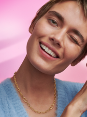 Pandora ME Small-Link Chain Necklace - 14k gold plating