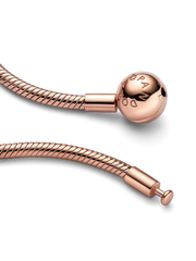 Pandora Moments Snake Chain Necklace - 14k rose gold plating