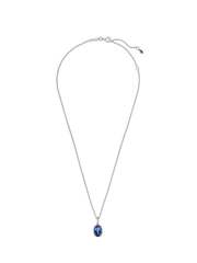 FINAL SALE - Sparkling Statement Halo Pendant Necklace - Sterling silver