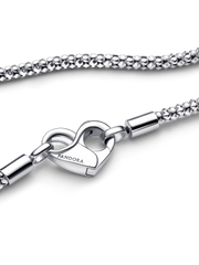 Pandora Moments Studded Chain Necklace - Sterling silver
