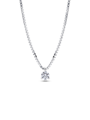 FINAL SALE - Pandora Nova Sterling Silver Lab-grown Diamond Pendant Necklace - 0.25 ct TW, Sterling silver