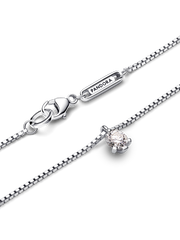 FINAL SALE - Pandora Nova Sterling Silver Lab-grown Diamond Pendant Necklace - 0.25 ct TW, Sterling silver