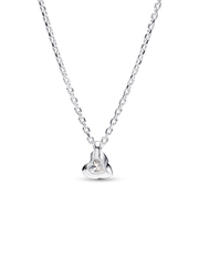 FINAL SALE - Pandora Talisman Sterling Silver Lab-grown Diamond Heart Pendant Necklace - 0.25 ct TW, Sterling silver