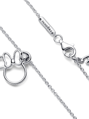 FINAL SALE - Disney Minnie Mouse Silhouette Collier Necklace - Sterling silver