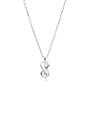 FINAL SALE - Infinity Knot Collier Necklace - Sterling silver