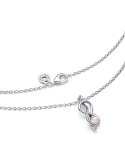 FINAL SALE - Infinity Knot Collier Necklace - Sterling silver