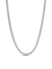 Tennis Choker Necklace - Sterling silver