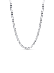 Tennis Choker Necklace - Sterling silver