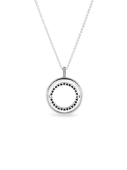 FINAL SALE - Pandora Logo Circle Necklace - Sterling silver