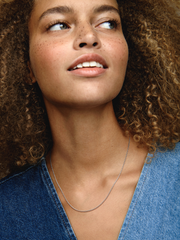 Curb Chain Necklace - Sterling silver