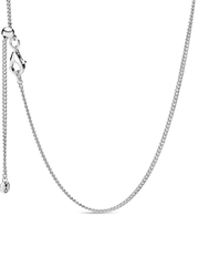 Curb Chain Necklace - Sterling silver
