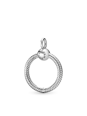 Pandora Moments Small O Pendant - Sterling silver