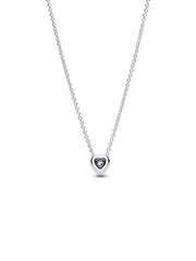 Elevated Heart Necklace - Sterling silver