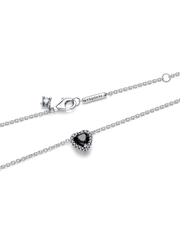 Elevated Heart Collier Necklace - Sterling silver