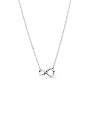Sparkling Infinity Collier Necklace - Sterling silver