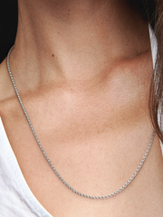 Rolo Chain Necklace - Sterling silver