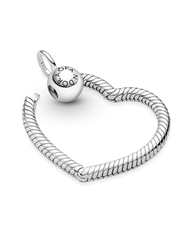 Pandora Moments Heart Charm Pendant - Sterling silver