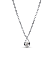 Pandora Infinite Sterling Silver Lab-grown Diamond Pendant Necklace - 0.15 ct TW, Sterling silver