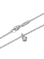Pandora Infinite Sterling Silver Lab-grown Diamond Pendant Necklace - 0.15 ct TW, Sterling silver