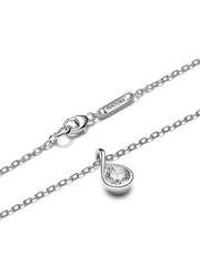FINAL SALE - Pandora Infinite Sterling Silver Lab-grown Diamond Pendant Necklace - 0.50 ct TW, Sterling silver