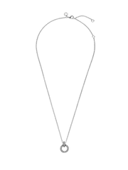 FINAL SALE - Double Circle Pendant & Necklace - Sterling silver