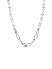 FINAL SALE - Pandora ME Treated Freshwater Cultured Pearl Necklace - Sterling silver