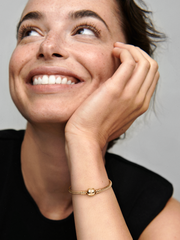 Pandora Moments Snake Chain Bracelet - 14k gold