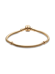 Pandora Moments Snake Chain Bracelet - 14k gold