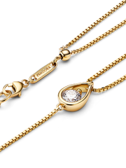 FINAL SALE - Pandora Infinite 14k Gold Lab-grown Diamond Double Chain Bracelet - 0.50 ct TW, 14k gold