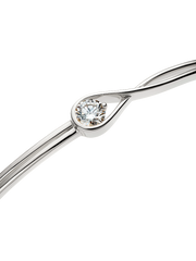 FINAL SALE - Pandora Infinite 14k White Gold Lab-grown Diamond Bangle - 0.50 ct TW, 14k white gold