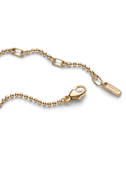 Pandora Era Bead Chain Bracelet - 14k gold
